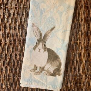 William Sonoma Bunny Tea Towel